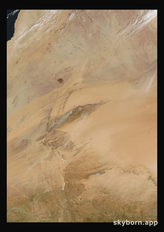 The Earth on 2 October 2007 · Eye of the Sahara, Mauritania