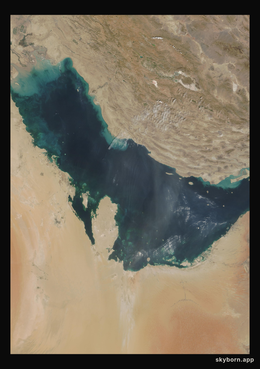 The Earth on 3 October 2007 · Persian Gulf