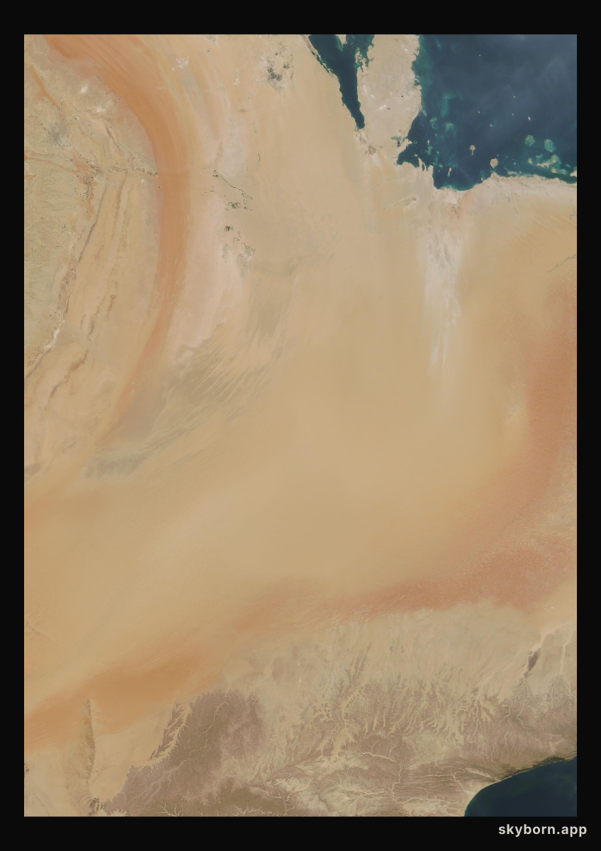 The Earth on 8 October 2007 · Empty Quarter, Arabia