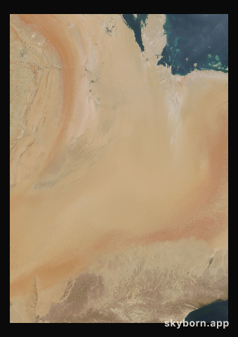 The Earth on 8 October 2007 · Empty Quarter, Arabia