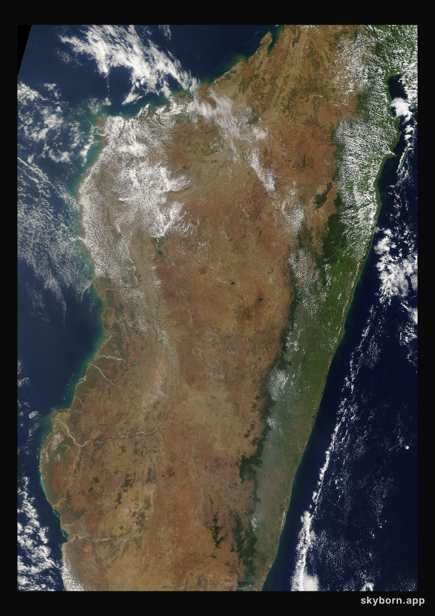 The Earth on 11 October 2007 · Madagascar