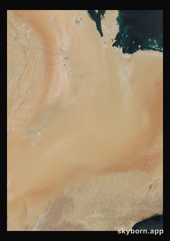 The Earth on 12 October 2007 · Empty Quarter, Arabia