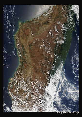 The Earth on 21 October 2007 · Madagascar