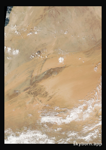 The Earth on 24 October 2007 · Eye of the Sahara, Mauritania