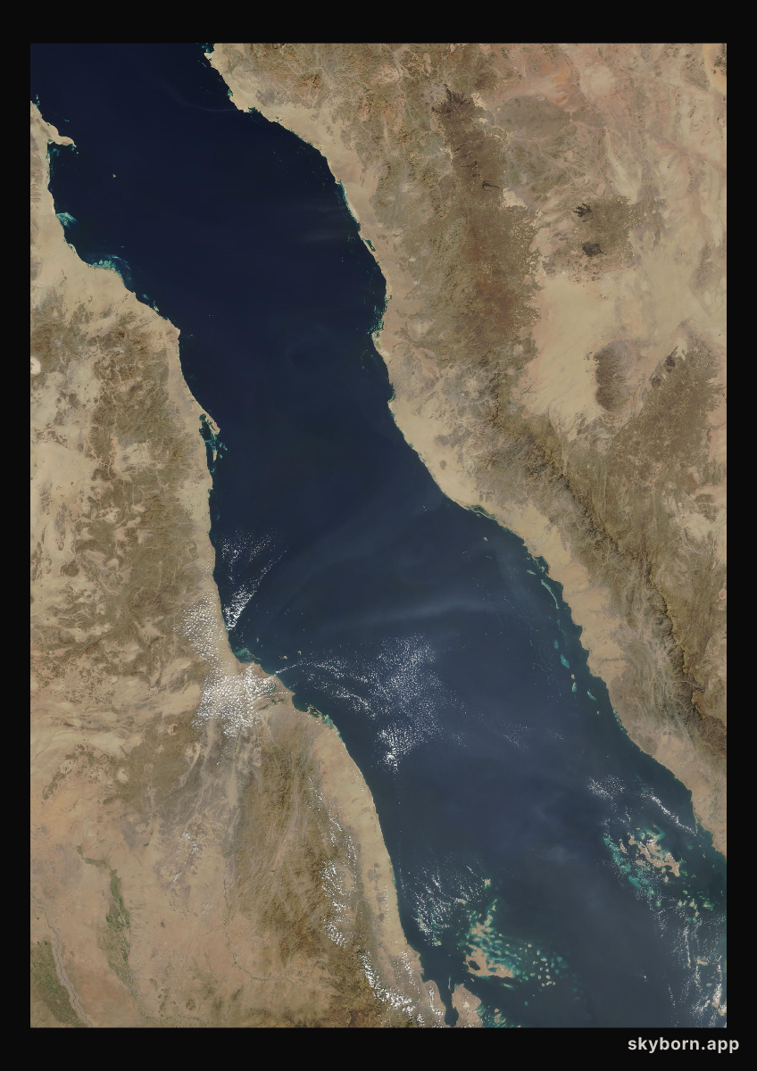 The Earth on 5 November 2007 · Red Sea