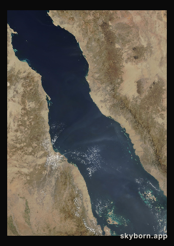 The Earth on 5 November 2007 · Red Sea