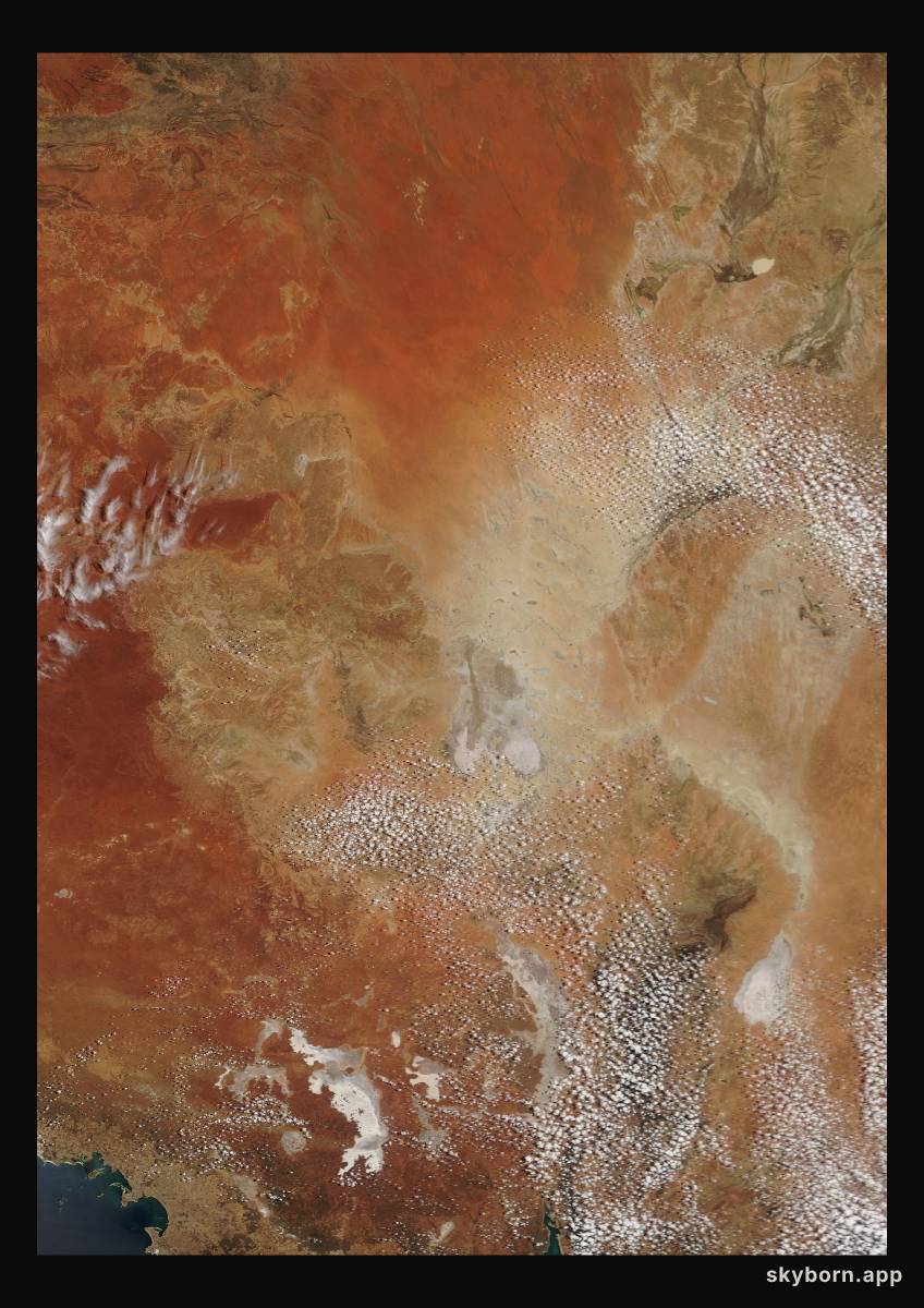 The Earth on 7 November 2007 · Lake Eyre, Australia