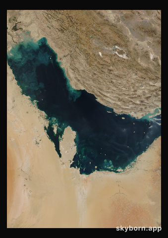 The Earth on 9 November 2007 · Persian Gulf