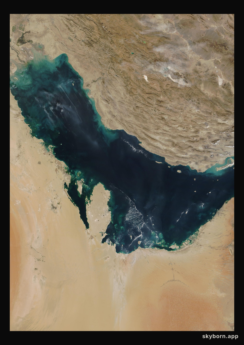 The Earth on 11 November 2007 · Persian Gulf