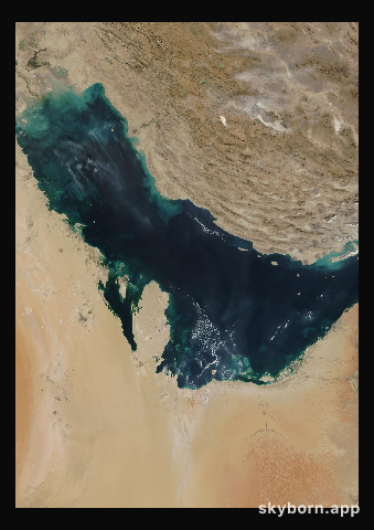 The Earth on 11 November 2007 · Persian Gulf