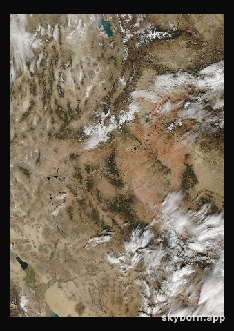 The Earth on 12 November 2007 · Colorado Plateau