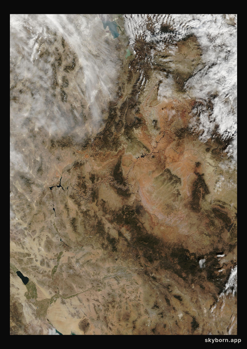 The Earth on 17 November 2007 · Colorado Plateau