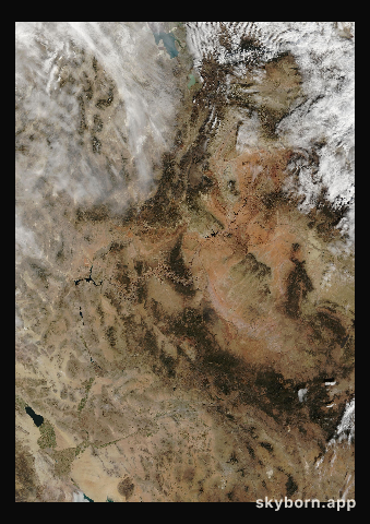 The Earth on 17 November 2007 · Colorado Plateau