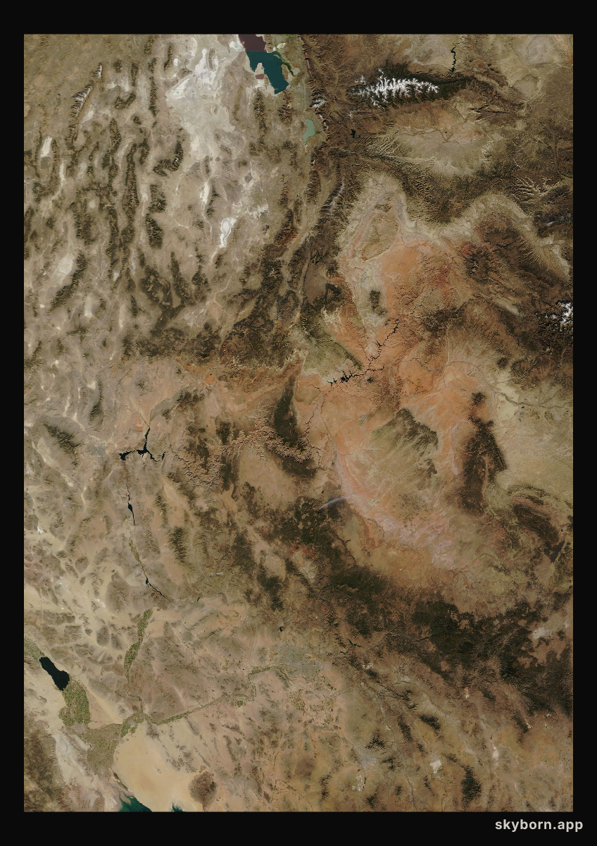 The Earth on 19 November 2007 · Colorado Plateau