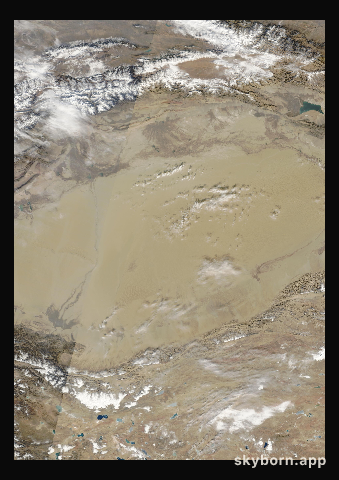 The Earth on 21 November 2007 · Taklamakan Desert