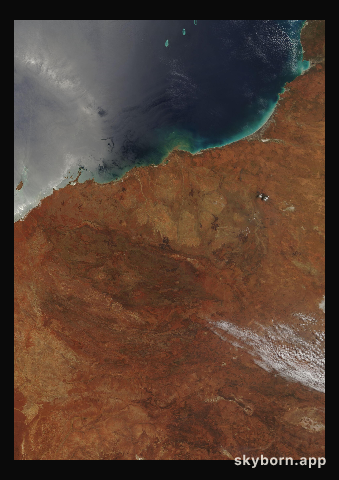 The Earth on 27 November 2007 · Pilbara, Western Australia