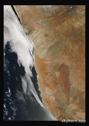 The Earth on 6 December 2007 · Namib Desert