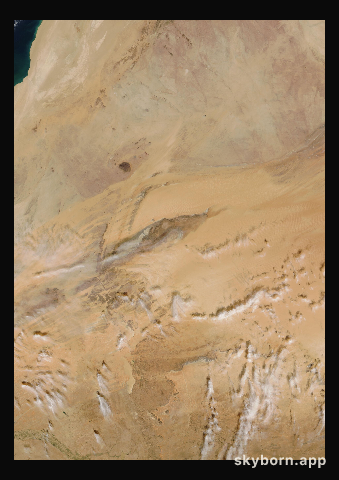 The Earth on 7 December 2007 · Eye of the Sahara, Mauritania