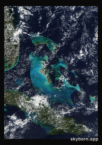 The Earth on 9 December 2007 · Bahamas