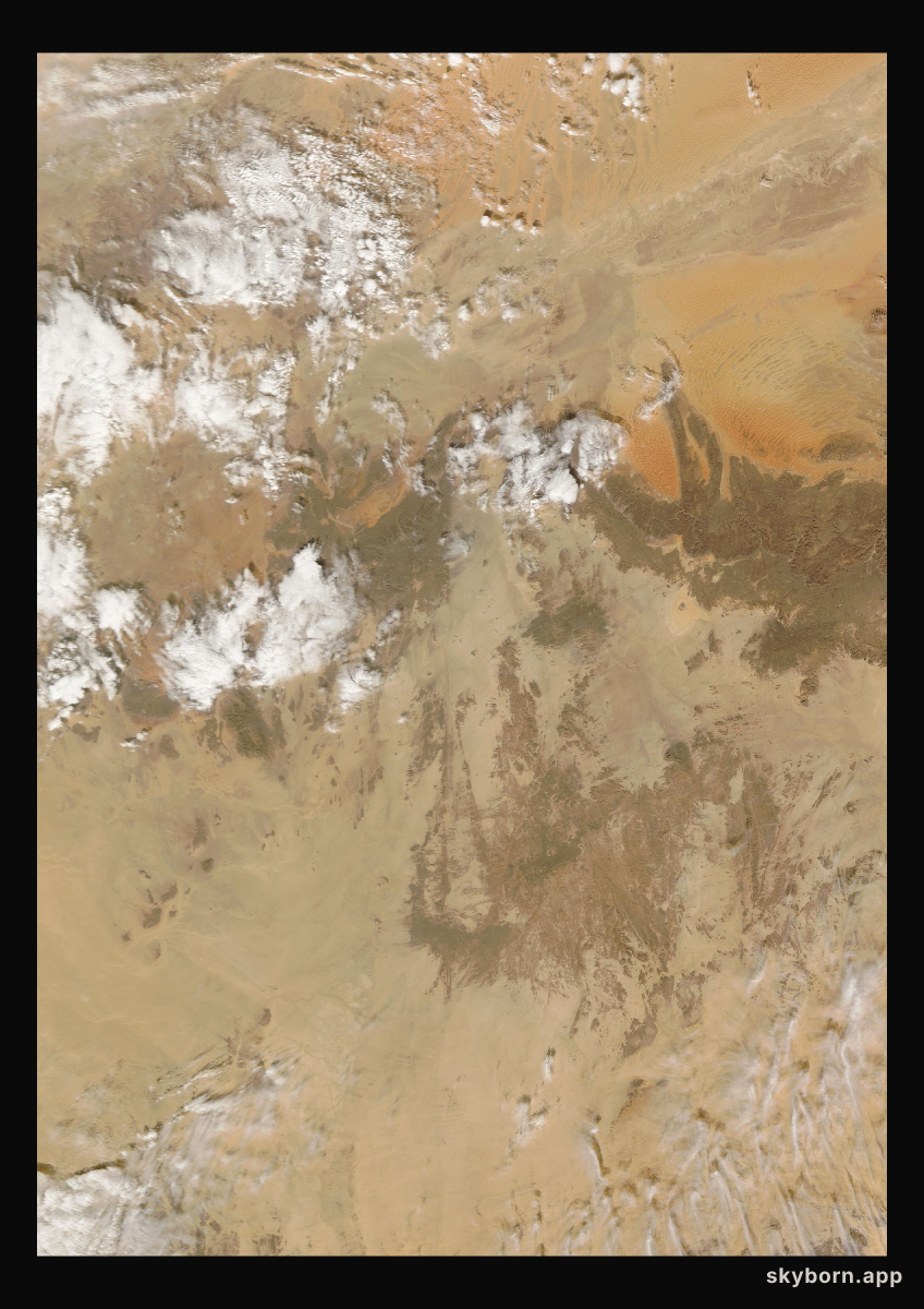 The Earth on 21 December 2007 · Sahara, Algeria