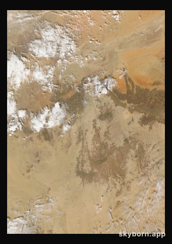 The Earth on 21 December 2007 · Sahara, Algeria