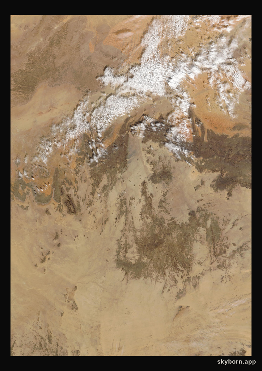 The Earth on 22 December 2007 · Sahara, Algeria