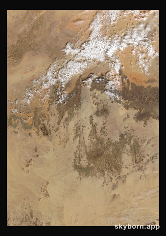 The Earth on 22 December 2007 · Sahara, Algeria