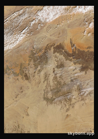 The Earth on 24 December 2007 · Sahara, Algeria