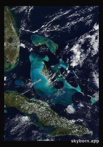 The Earth on 27 December 2007 · Bahamas