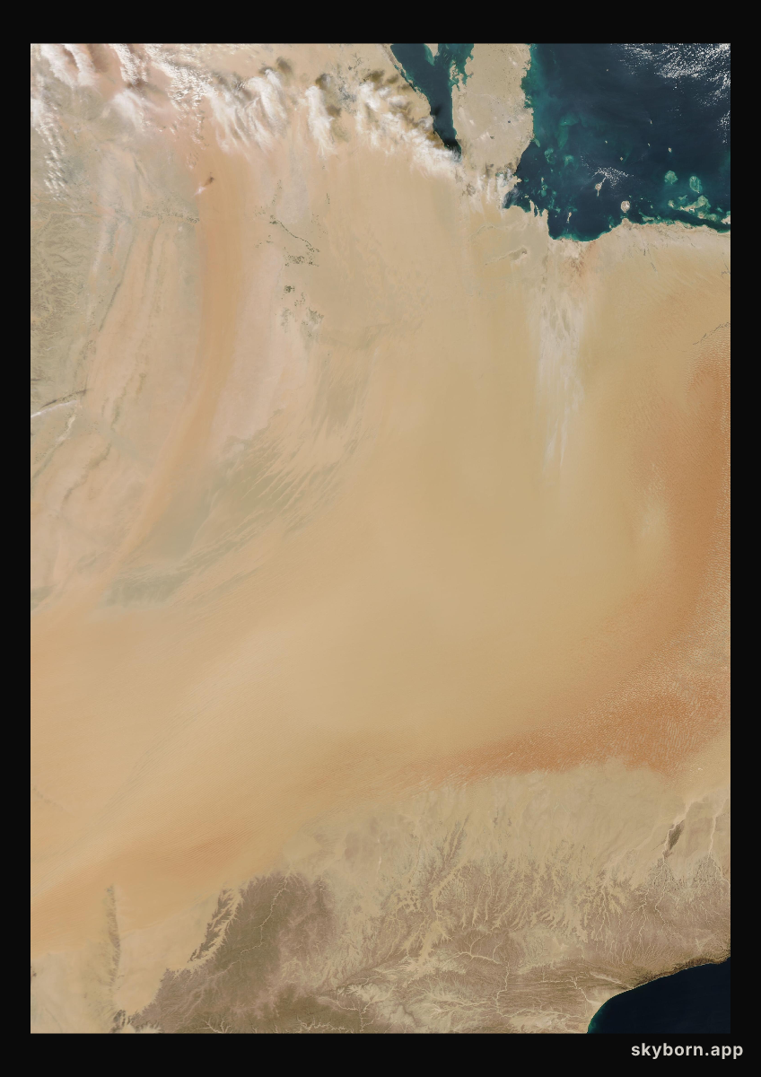 The Earth on 30 December 2007 · Empty Quarter, Arabia