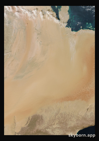 The Earth on 30 December 2007 · Empty Quarter, Arabia