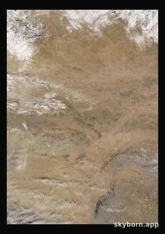 The Earth on 2 January 2008 · Gobi Desert