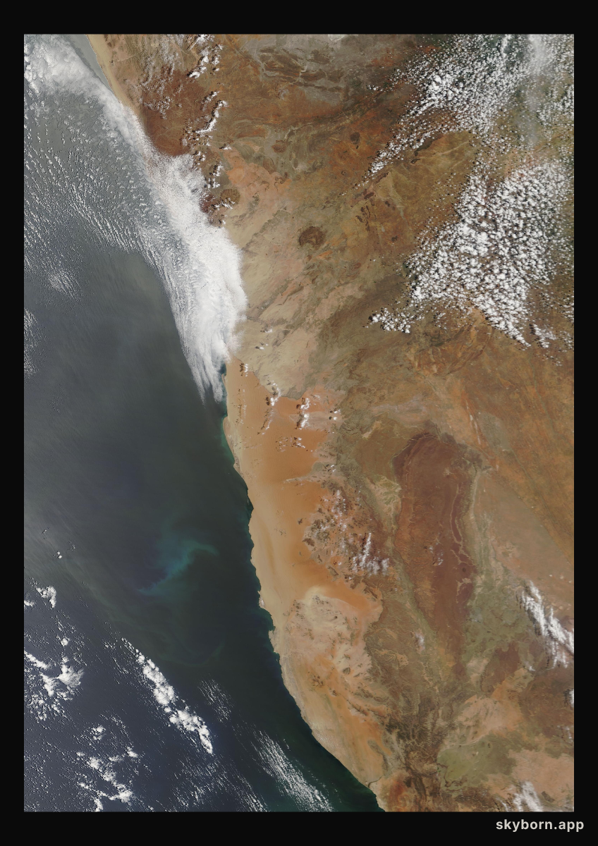 The Earth on 3 January 2008 · Namib Desert