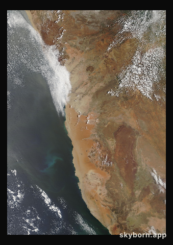 The Earth on 3 January 2008 · Namib Desert