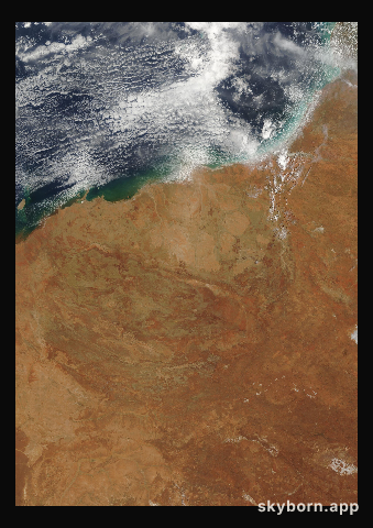 The Earth on 4 January 2008 · Pilbara, Western Australia