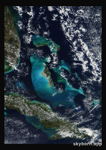 The Earth on 8 January 2008 · Bahamas
