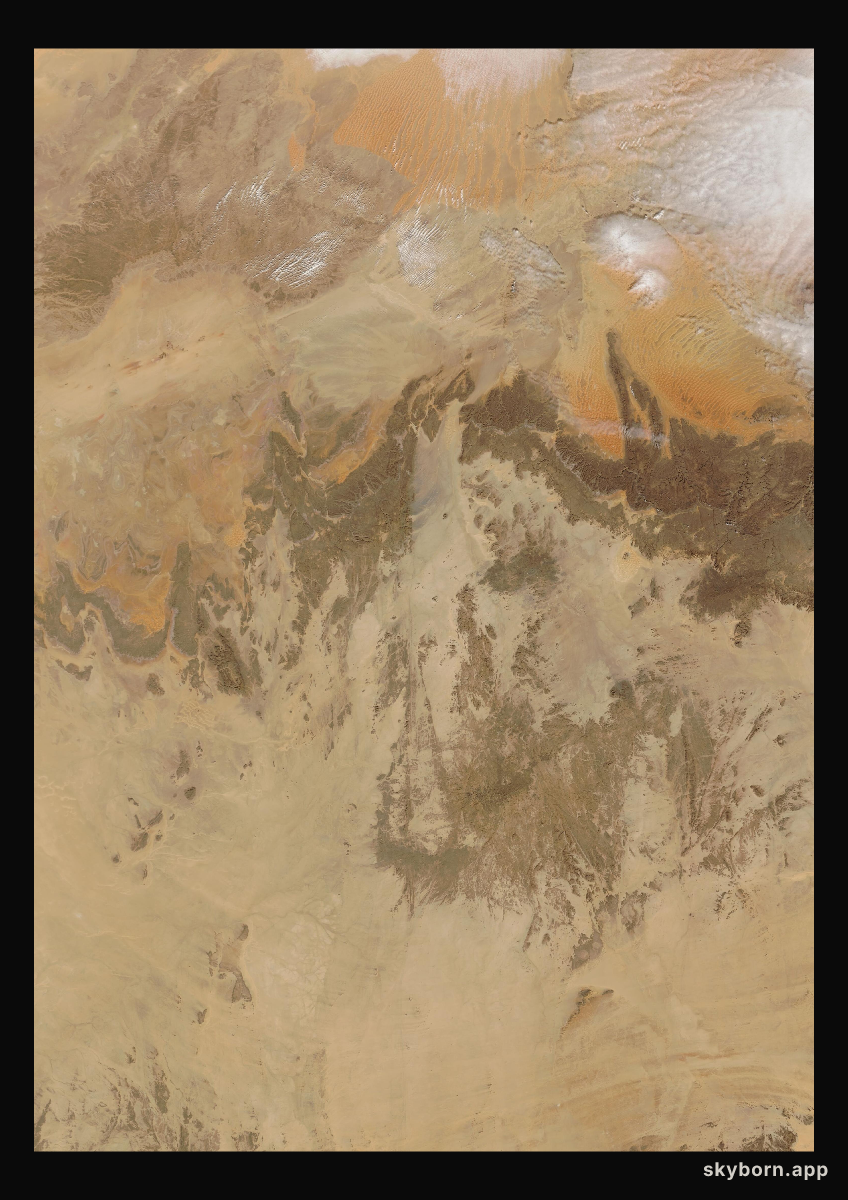 The Earth on 11 January 2008 · Sahara, Algeria