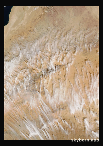 The Earth on 15 January 2008 · Eye of the Sahara, Mauritania