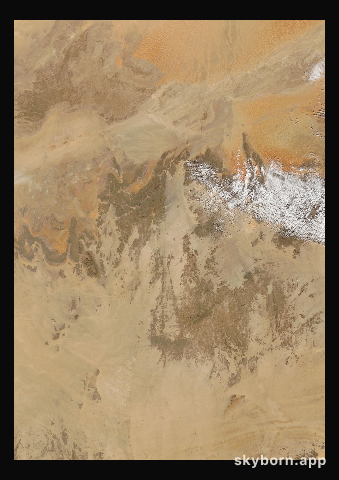 The Earth on 20 January 2008 · Sahara, Algeria