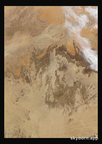 The Earth on 25 January 2008 · Sahara, Algeria
