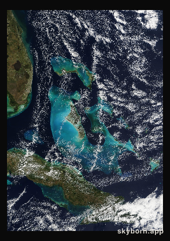 The Earth on 28 January 2008 · Bahamas