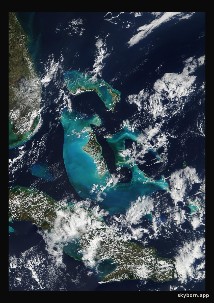 The Earth on 2 February 2008 · Bahamas