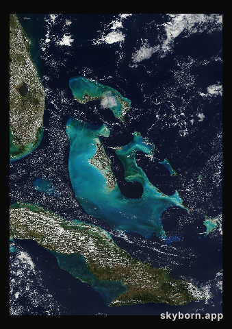 The Earth on 4 February 2008 · Bahamas