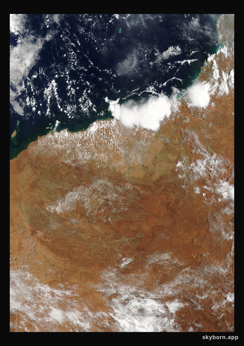 The Earth on 5 February 2008 · Pilbara, Western Australia