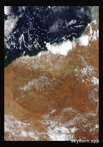 The Earth on 5 February 2008 · Pilbara, Western Australia