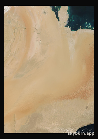 The Earth on 12 February 2008 · Empty Quarter, Arabia