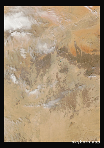 The Earth on 23 February 2008 · Sahara, Algeria