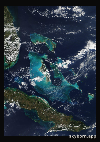 The Earth on 25 February 2008 · Bahamas