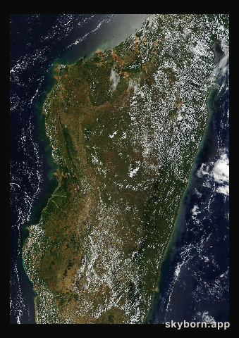 The Earth on 26 February 2008 · Madagascar