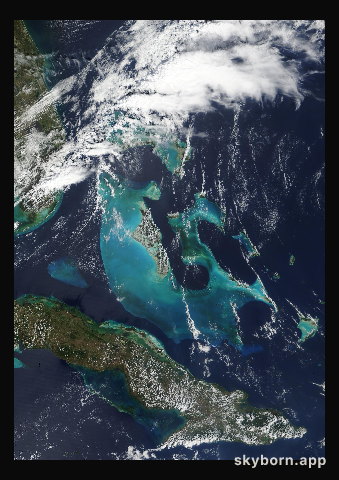 The Earth on 5 March 2008 · Bahamas